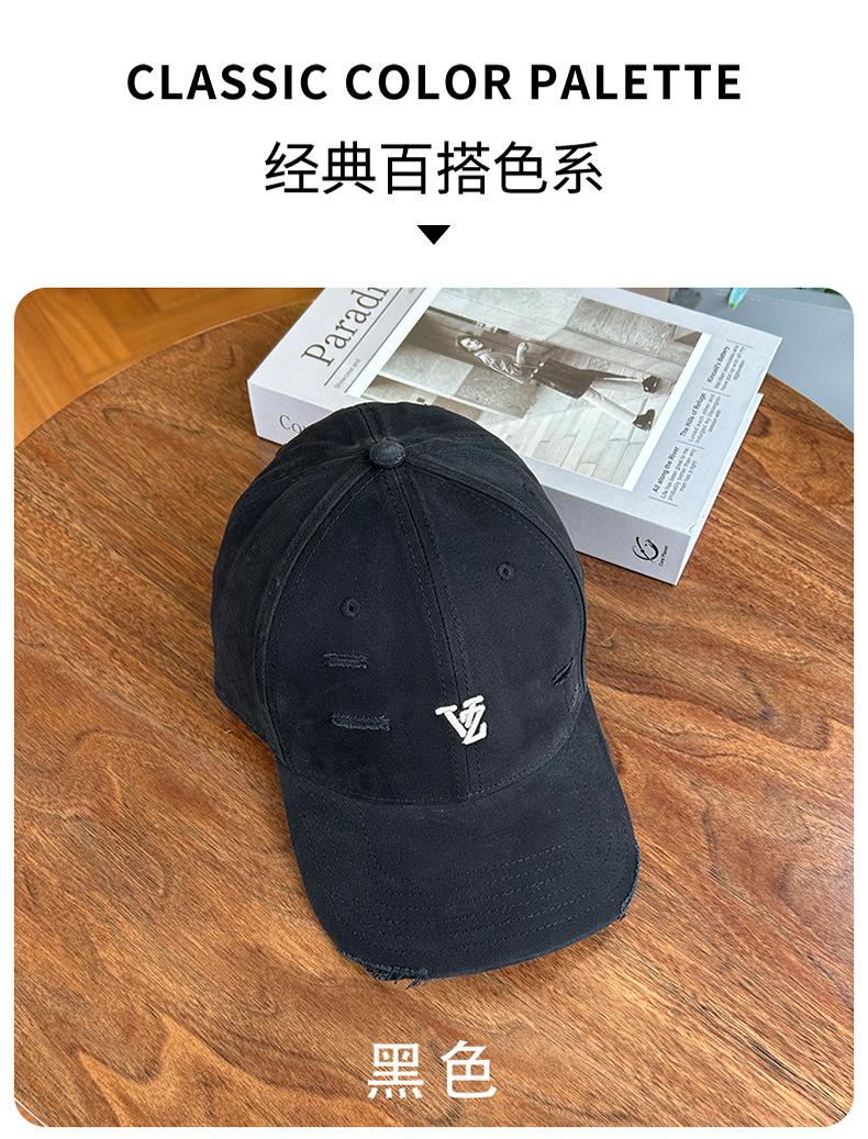 领袖之冠秋冬新款刺绣棒球帽成人帽百搭纯棉鸭舌帽男女硬顶加厚潮帽详情8