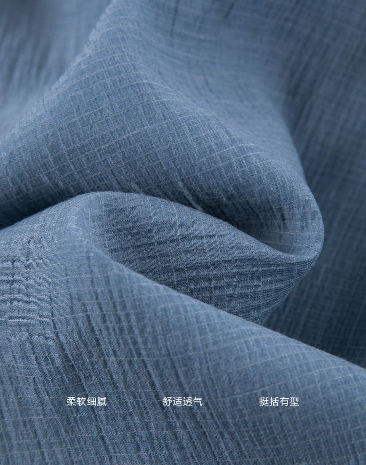 感气场系带收腰连衣裙2025夏季新款圆领A字连衣裙详情10