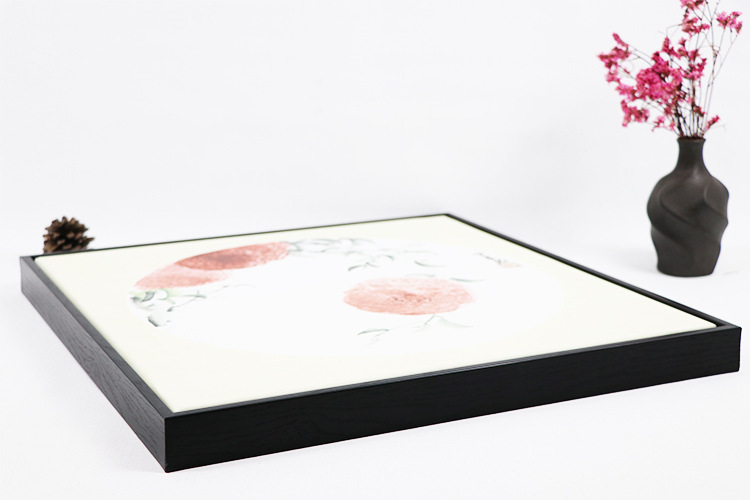 油画外框3.5cm厚免装裱L型画框装饰画外框相框木质内框空白油画框详情13