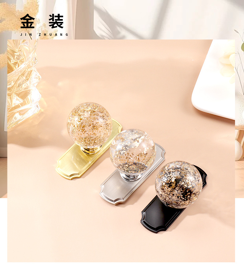 High-end zinc alloy base plate cabinet door handle, bedside table handle, wardrobe cabinet drawer, light luxury and creative crystal handle pic 11