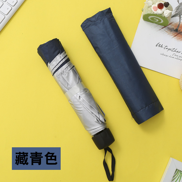 厂家批发创意三折倒杆银胶伞晴雨两用礼品雨伞广告伞可做logo详情21