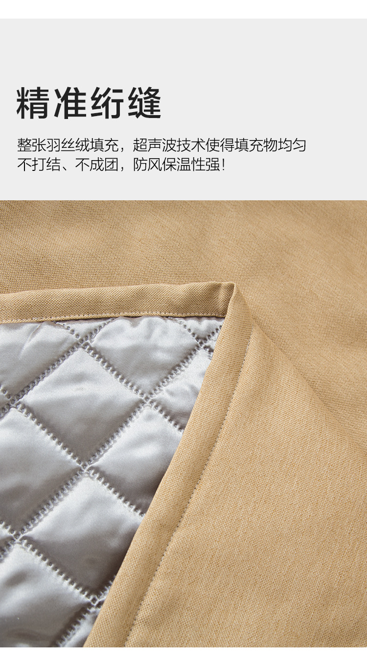 The cotton-padded soundproof bedroom curtains are simple, modern, fully light-blocking. The 2025 new style living room finished product is high-end, elegant and light luxury pic 2