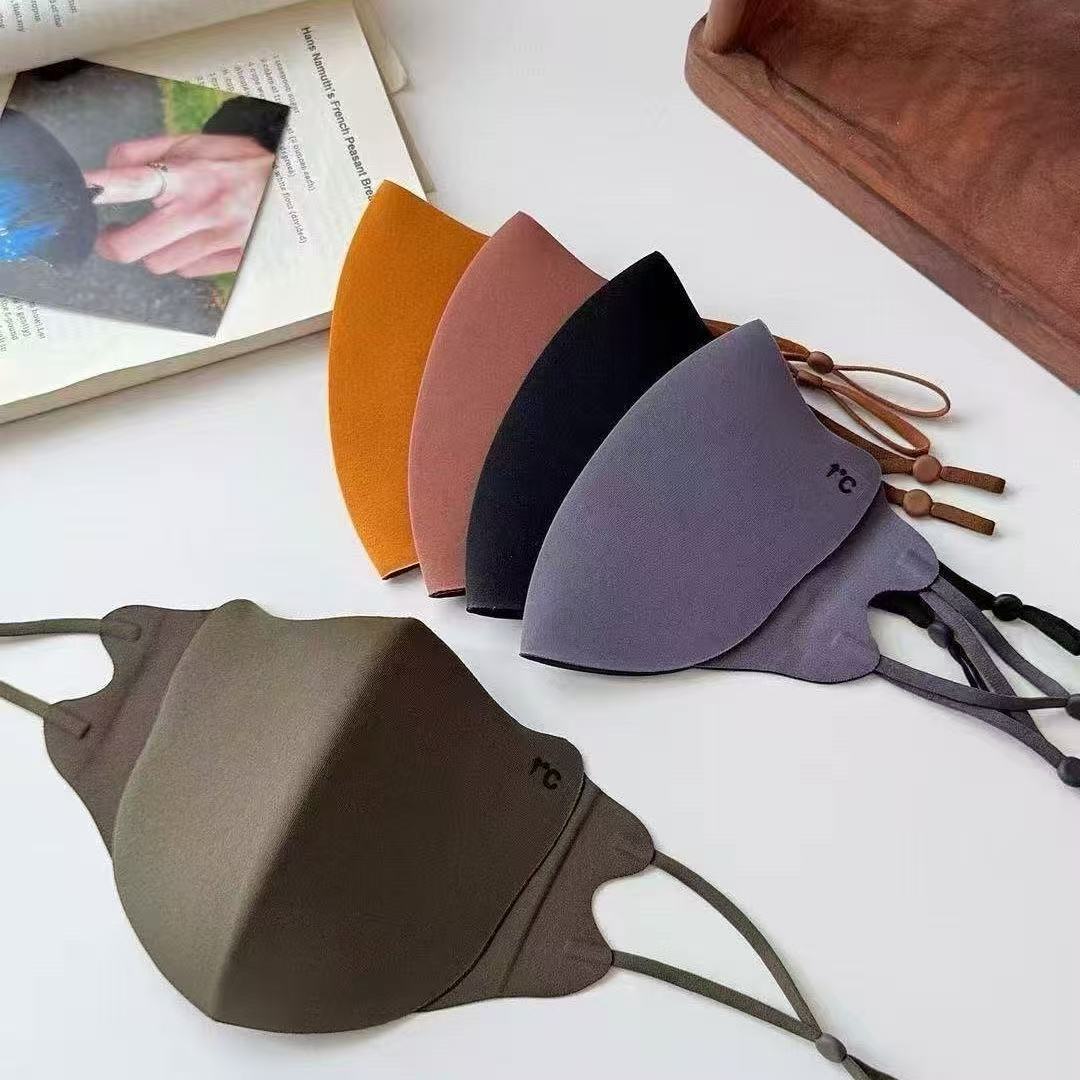 冬季口罩新款美拉德可调节耳带女高颜值骑行防风防寒护脸保暖面罩详情1