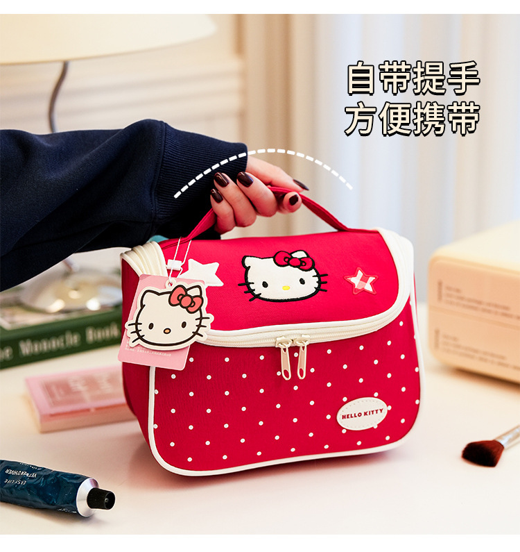 五金牌彩色Hello Kitty便携手提包保温袋托特包礼品双肩包16寸电脑包详情6
