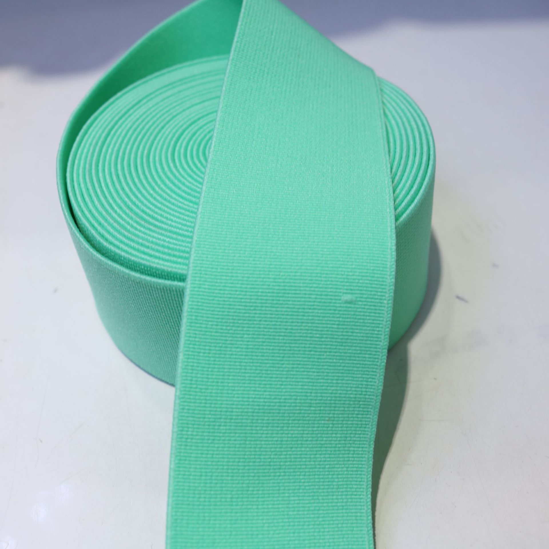 The manufacturer has in stock colored webbing, polyester denser imitation nylon elastic bands, clothing accessories, rubber bands, and supports color processing pic 15