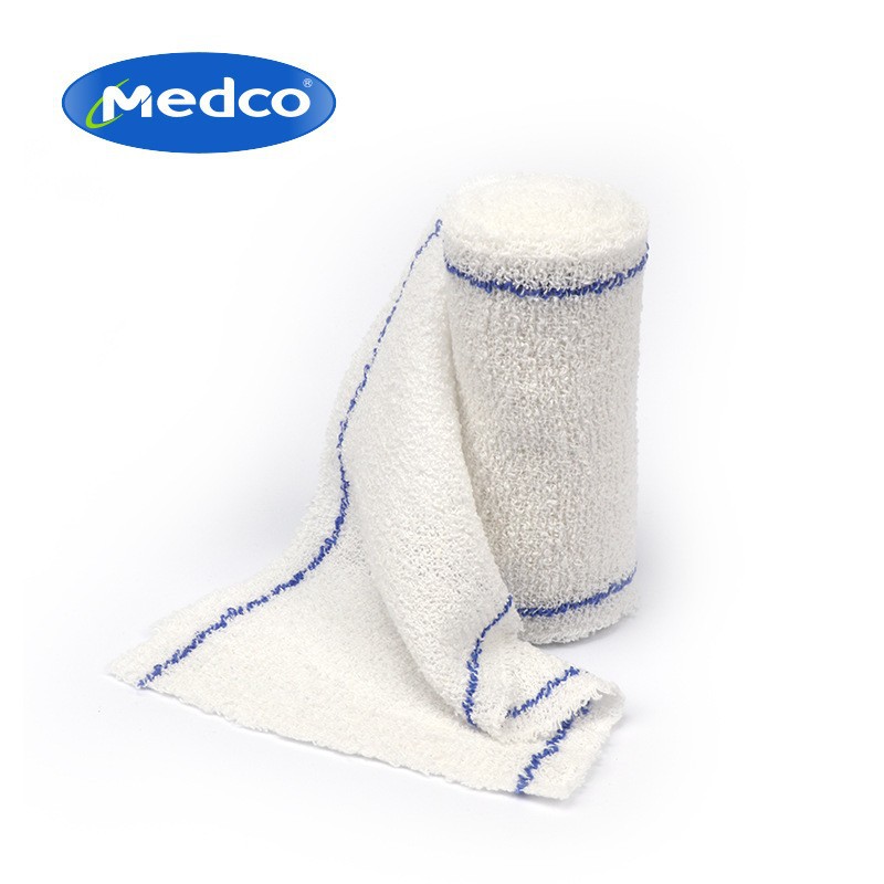 Specialized export supply of bleached blue-edge crepe bandages, fixed elastic bandages, spandex protective gear, surgical grade bandages pic 10