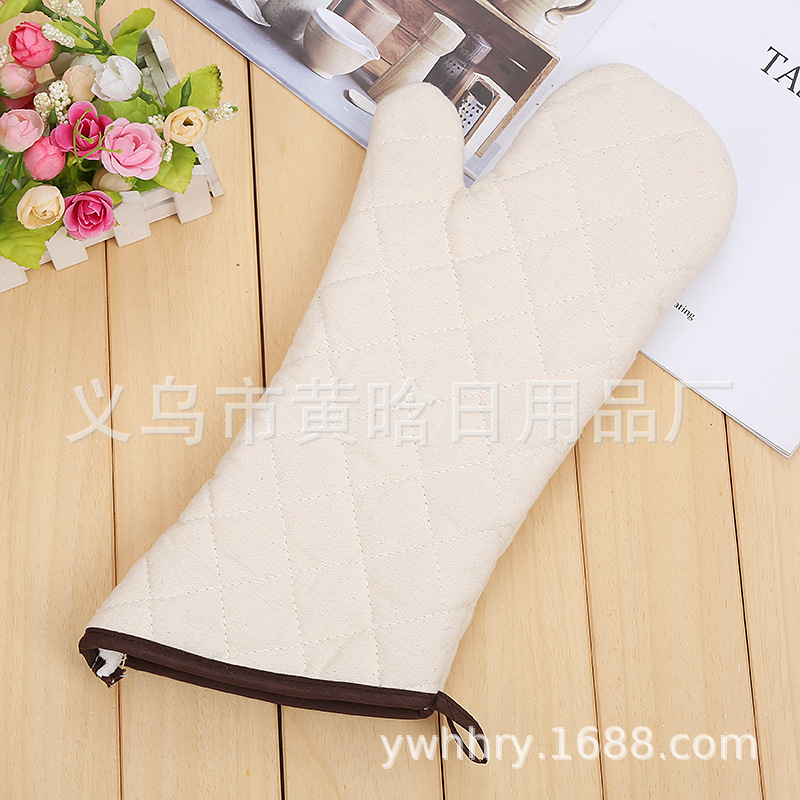 【 Chi Jia 】 Home kitchen high-temperature resistant oven baking heat insulation gloves, microwave scald protection, steamer heat protection pic 6