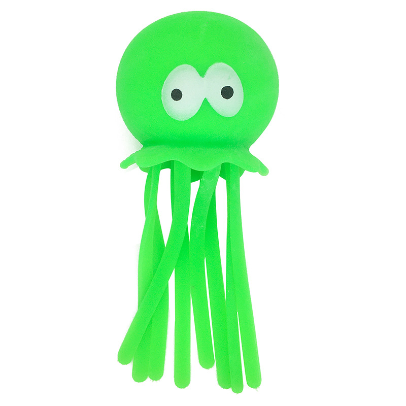 Cross-border direct sales of jellyfish pinching and venting toys, TPR flour stress-relieving octopus fun gifts wholesale octopus pic 2