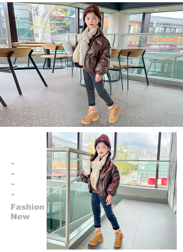 女童棉鞋冬季加绒加厚2024新款儿童保暖运动短靴女孩魔术运动鞋潮详情24