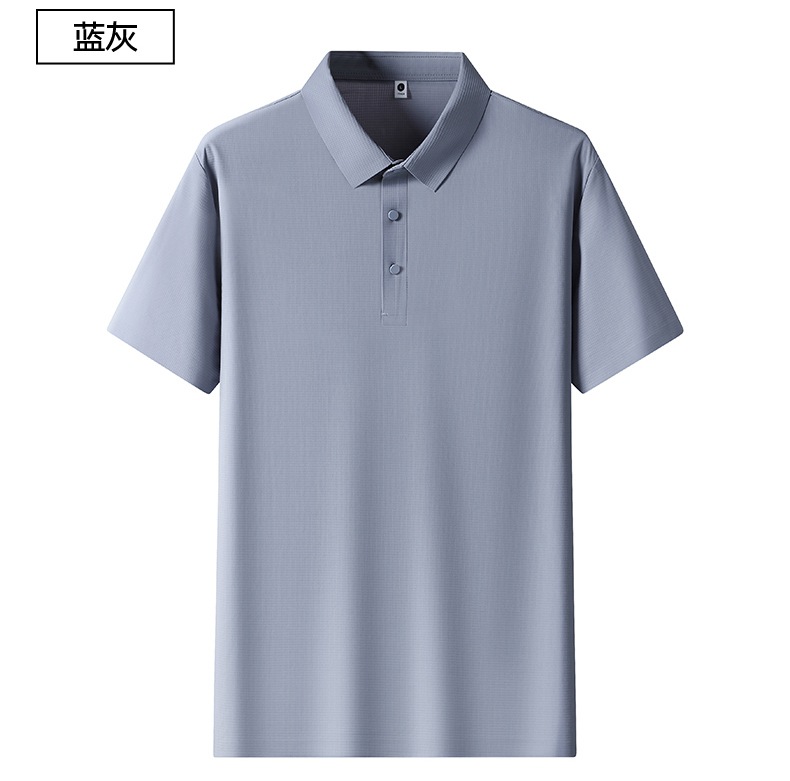 2025年新品上线夏季休闲商务薄款T恤衫上衣男士冰丝短袖POLO衫详情20