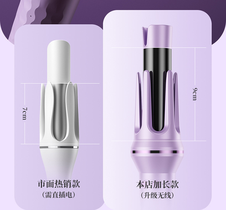 The new cross-border automatic curling iron with large, extended and big waves is a home SUB electric wireless curling iron tool pic 10