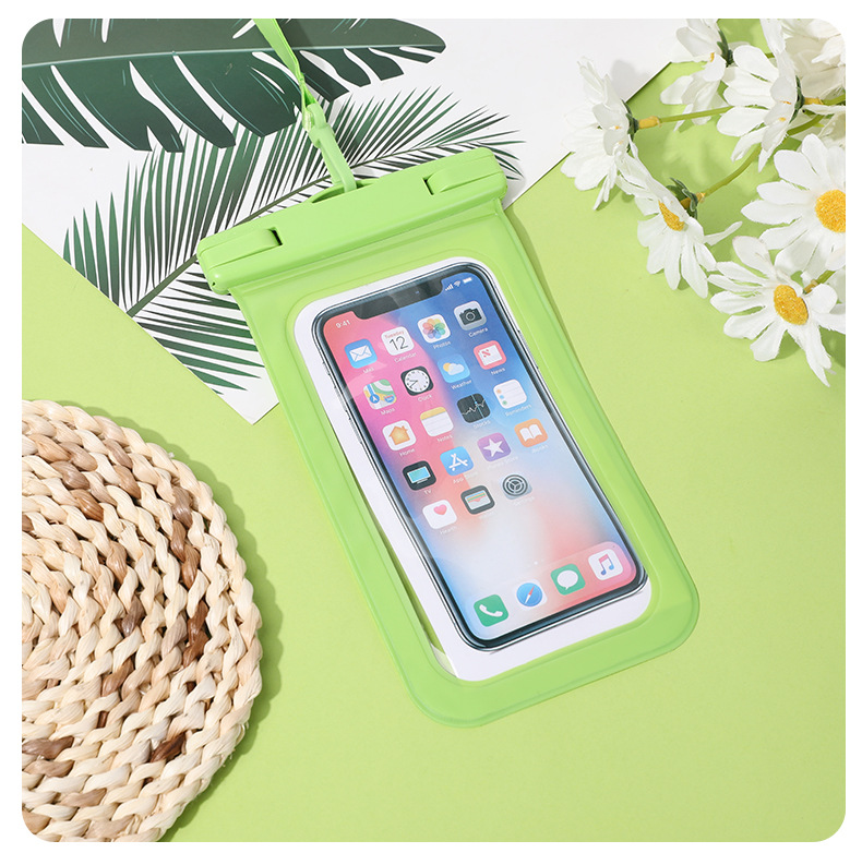 亚马逊热卖pvc通用手机防水袋户外漂流潜水游泳可触屏拍照8级防水详情15