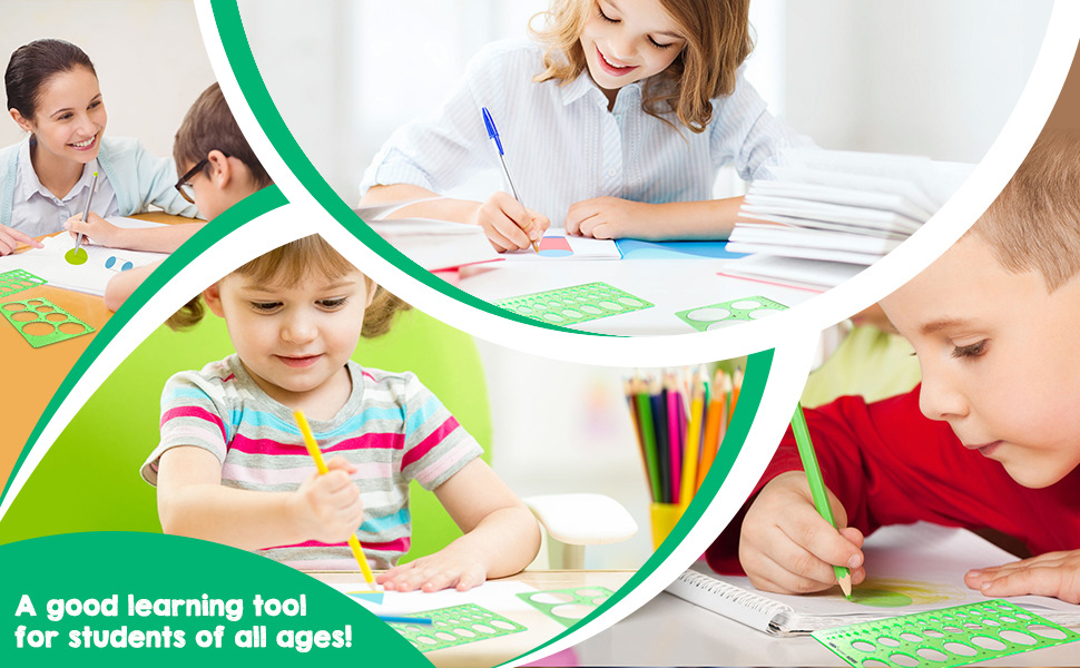 Factory direct sales of drawing template tools, customized drawing template rulers, student stationery pic 1