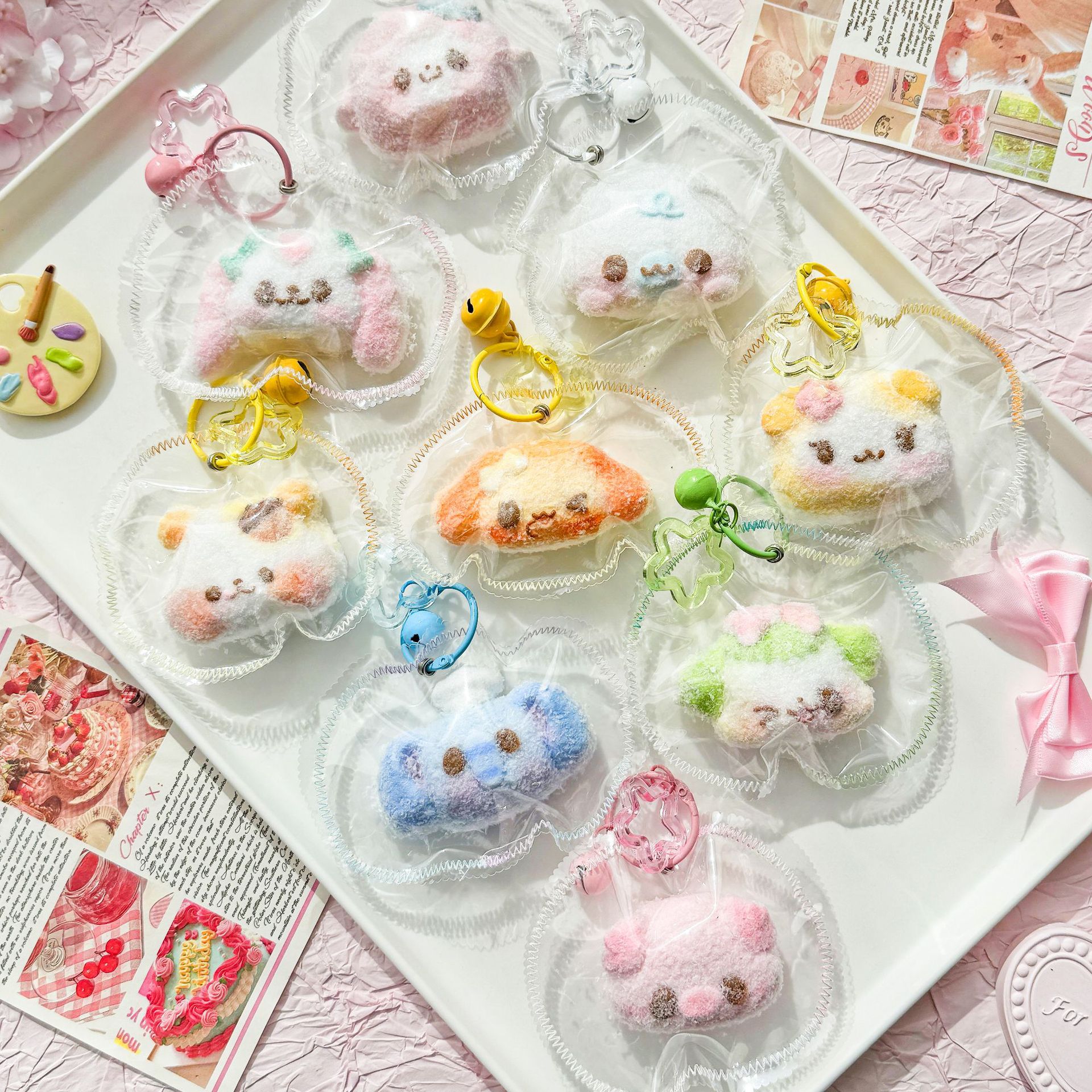 创意动物头食品级硅胶捏捏乐解压玩具网红爆款毛绒公仔挂件放松神器详情13