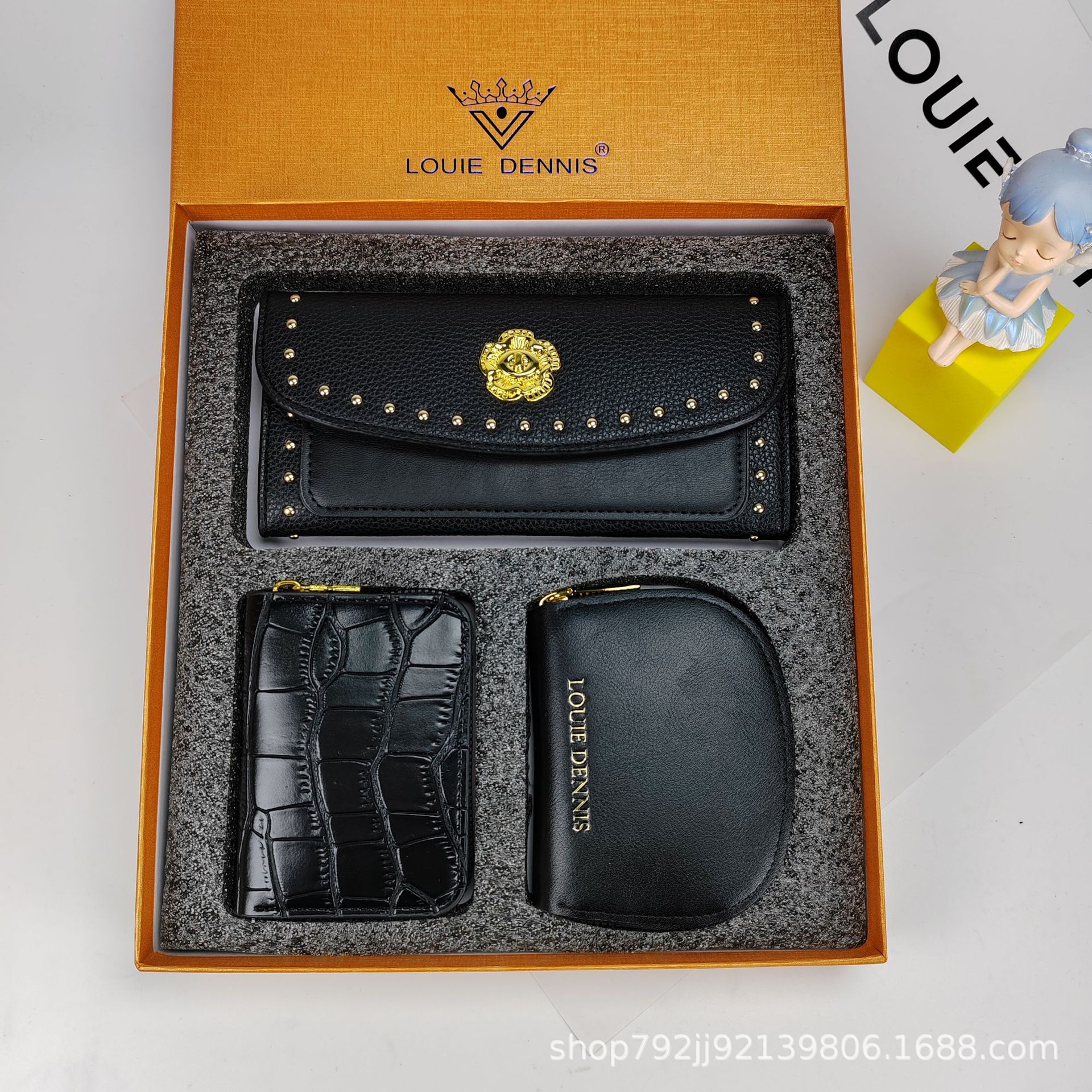 2024新款三件套礼盒装钱夹卡包套盒详情31