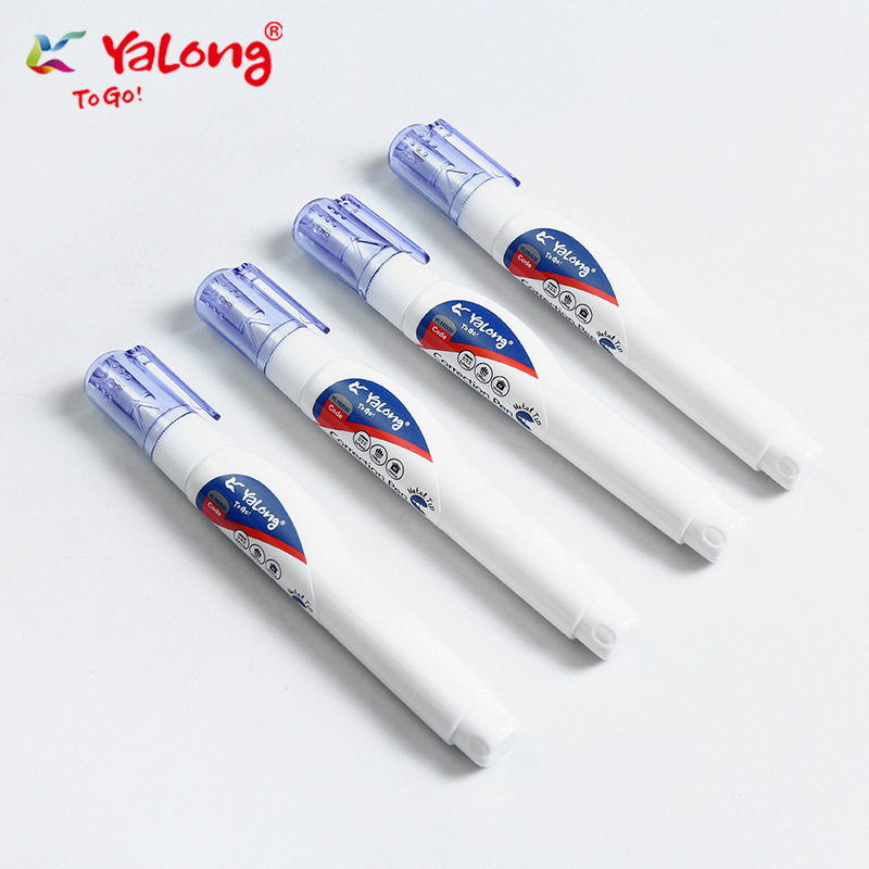 The new 2023 design of the Yalong Cross-border brand correction pen is sufficient for 7 milliliters of standard-sized correction fluid and is suitable pic 2