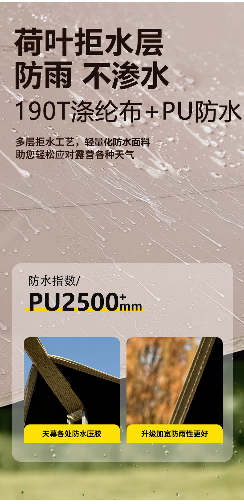 Portable butterfly-shaped hexagonal camping equipment and gear, including a canopy tent, a thick black rubber sun protection and sunshade canopy pic 9