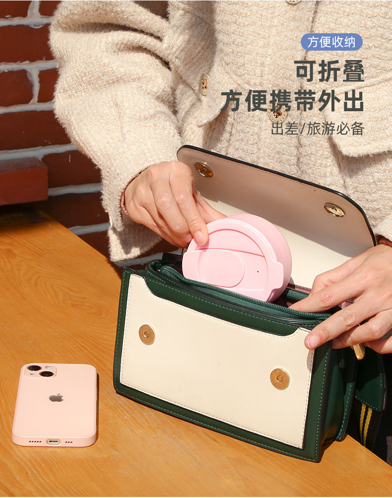 复活节日礼品定制亚马逊大容量水壶硅胶折叠杯年会公司礼品水杯详情30