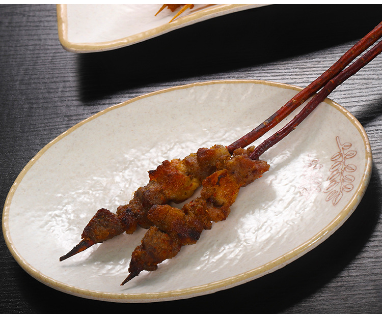 大麦花密胺套装火锅烧烤A5密胺餐具烤肉餐具密胺餐具批发详情11