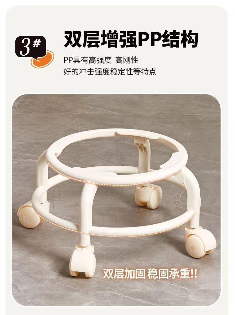 Wheeled small stools, grouting roller skates, low stools for children to learn to walk, rotating chairs, mobile small stools, universal wheel stools pic 10
