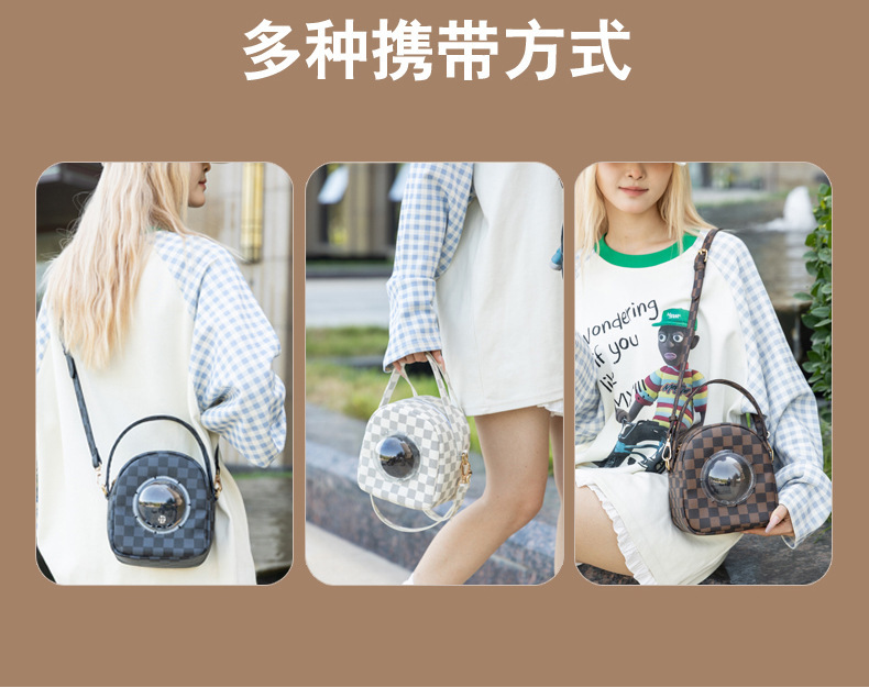 Pet bag, lightweight, small and exquisite, pet water bottle, DIY doll, eye spirit parrot, outdoor plush toy, embroidery piece pic 8