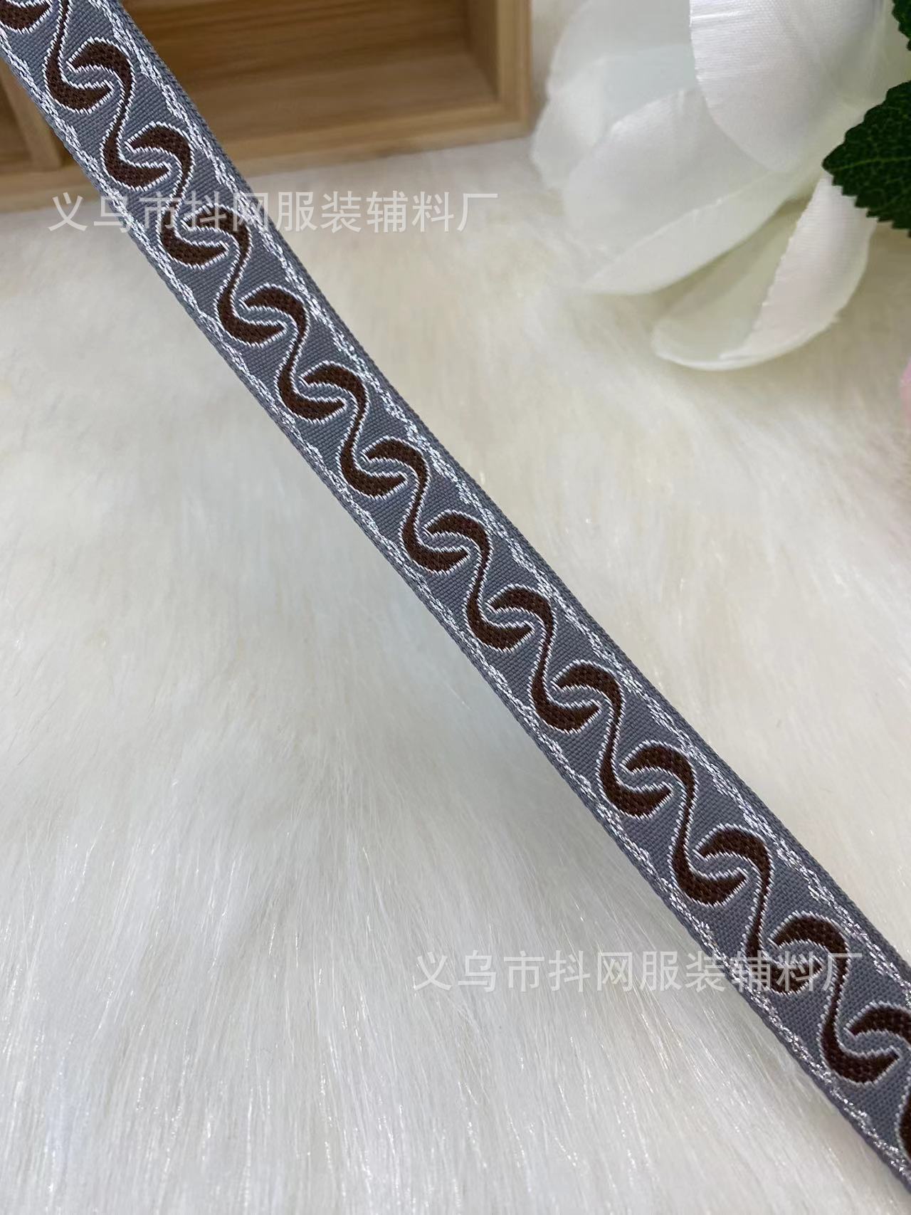 Wholesale of 1.5- 2.1cm multi-style ethnic jacquard embroidery ribbons, hair accessories, headwear, performance costumes and accessories pic 5