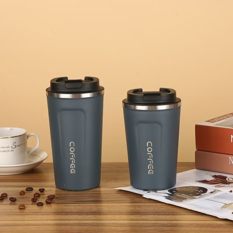 厂家直供简约户外真空双层不锈钢咖啡杯保温杯商务随行礼品杯批发详情9