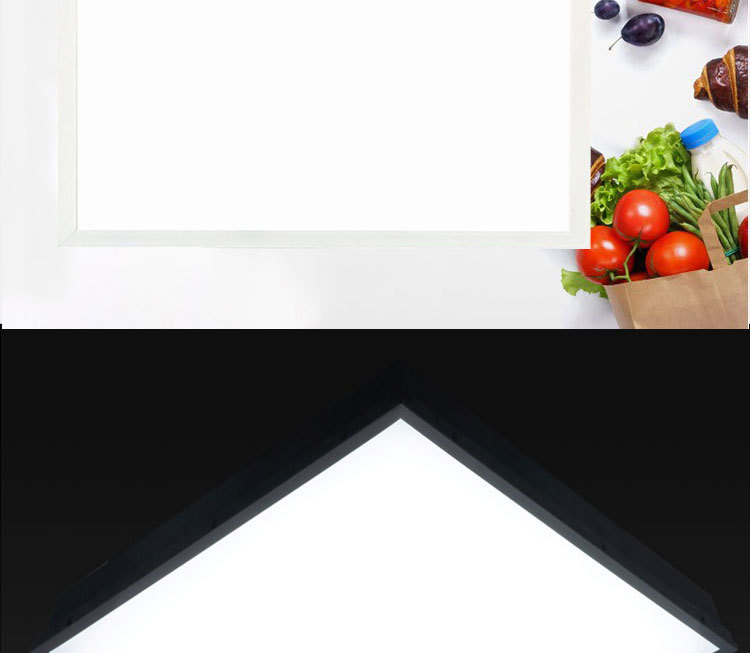 顺冠平板灯600x600led格栅灯嵌入式集成吊顶矿棉板办公室面板灯盘详情3