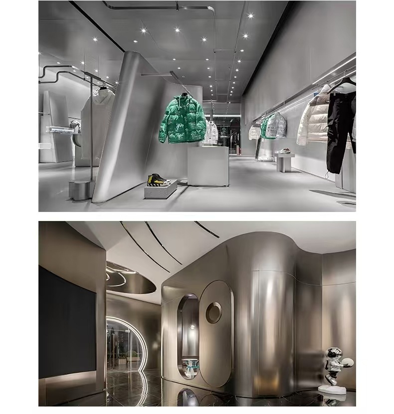 竹炭木金属板金属拉丝饰面板碳晶板镜面护墙板竹木纤维装饰木饰面详情12