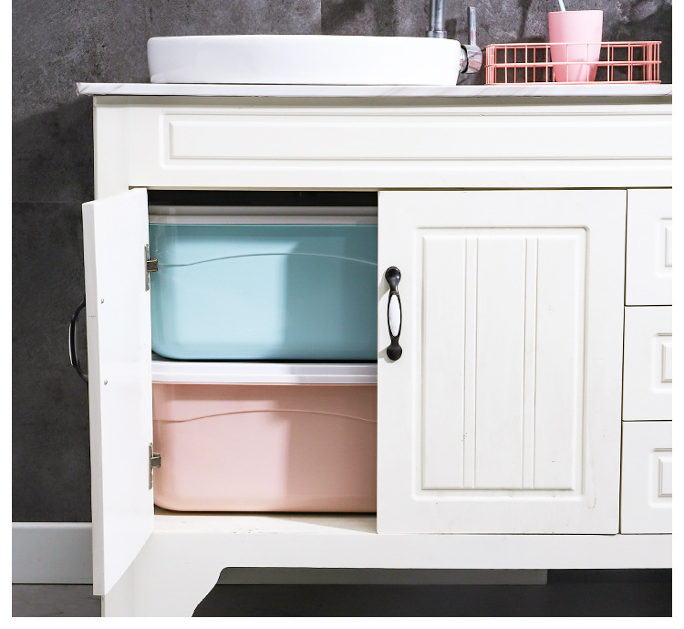 衣柜衣服整理箱有盖杂物塑料手提储物箱特大号家用玩具零食收纳箱详情20