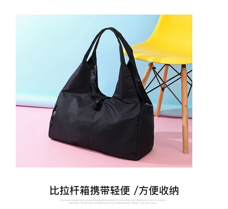 运动瑜伽包女可印LOGO游泳训练大容量健身包轻便单肩手提旅行袋男详情8