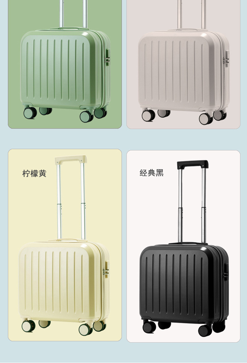 A 18-inch multi-functional small mother-and-child suitcase for women, a gift handle suitcase, a travel password suitcase with logo printing pic 18