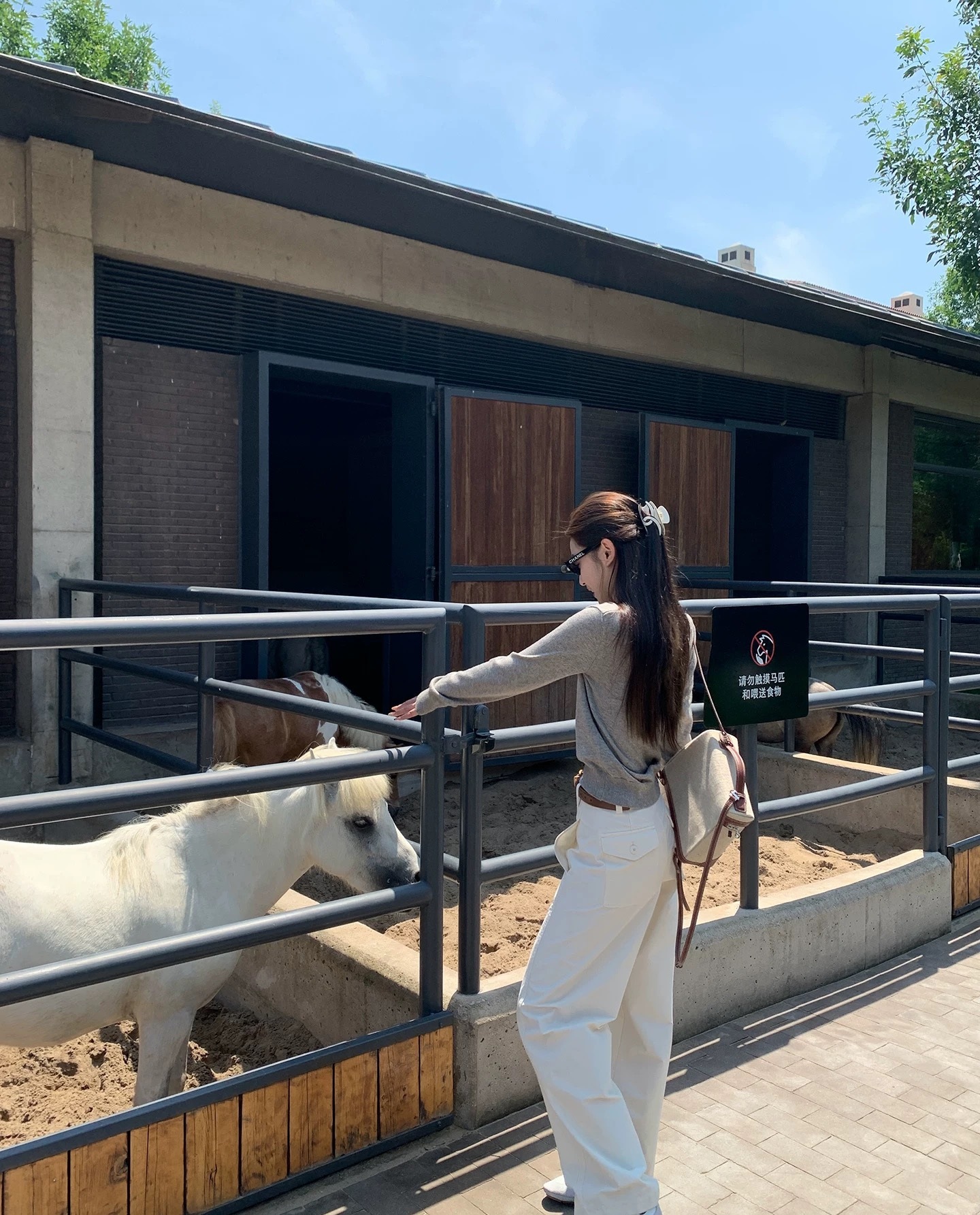 Lin12-高智淡人毛衣老钱风Polo领针织衫女慵懒休闲V领长袖上衣详情4