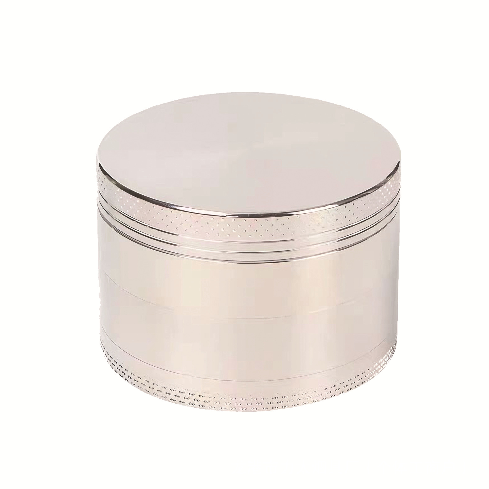 跨境锌合金40mm/50mm/55mm/63mm4层平板点纹磨烟器金属研磨器grin详情9