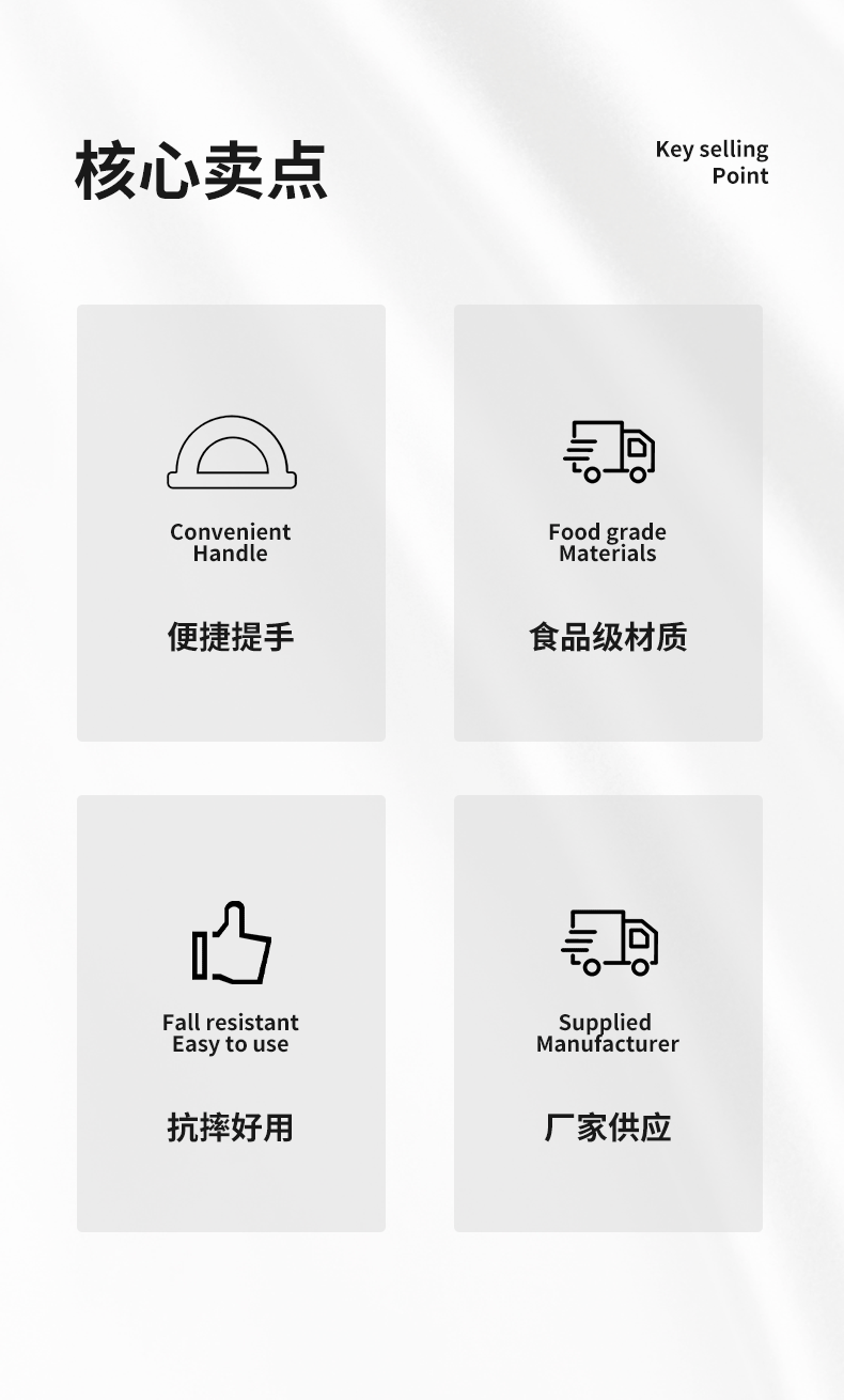 1000ml渐变色大容量吸管杯带提手弹盖太空杯塑料运动户外水杯详情2