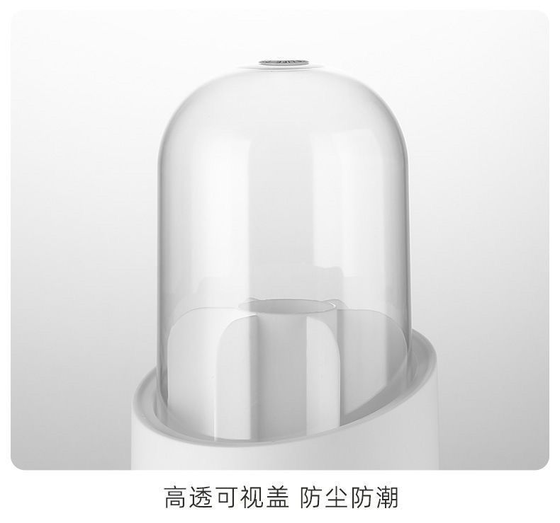 可360旋转化妆刷收纳筒笔筒防尘带盖ins收纳桶口红眉笔桌面收纳详情11