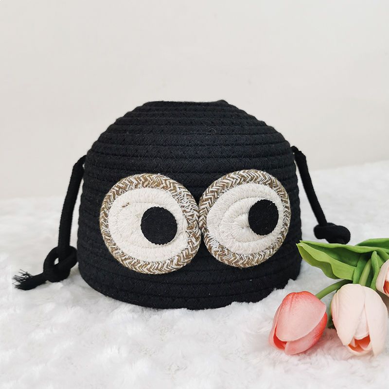 零食棉线收纳筐编织卡通家用客厅茶几储物床头钥匙桌面整理收纳篮详情2