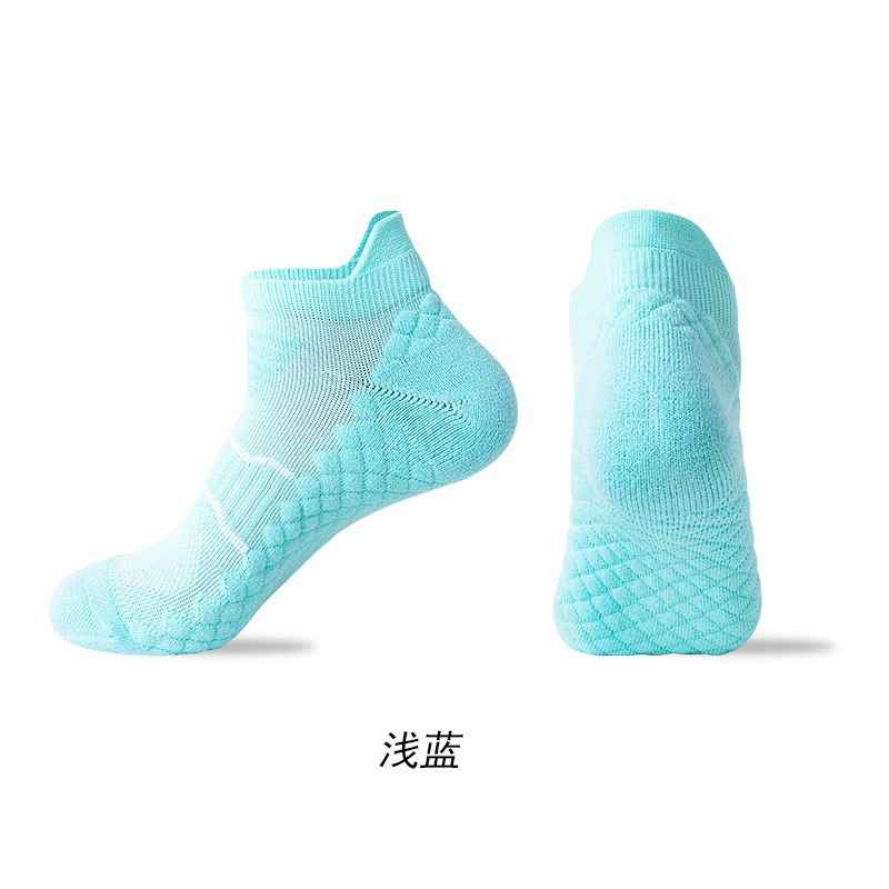 Spring and summer socks, short sports socks, outdoor running socks, anti-odor towel soles, shock-absorbing and anti-slip, couple basketball socks wholesale pic 7