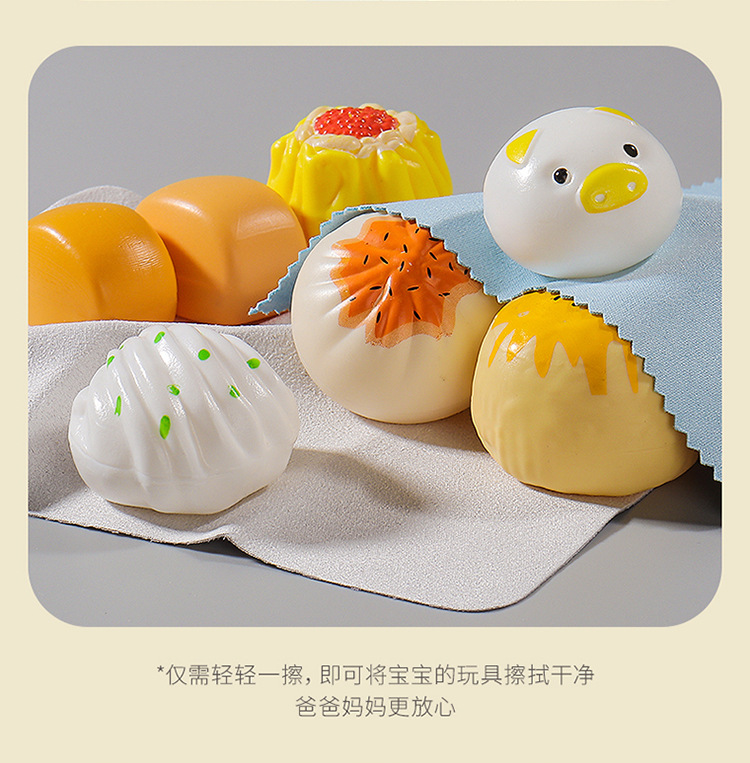 儿童过家家早点厨房玩具仿真点心蒸笼包组合宝宝早餐披萨汉堡套装详情21