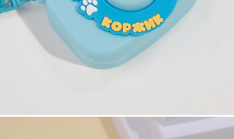 可爱卡通小鸭熊猫发光迷你投影相机幻灯片钥匙扣挂饰包包配饰批发详情12