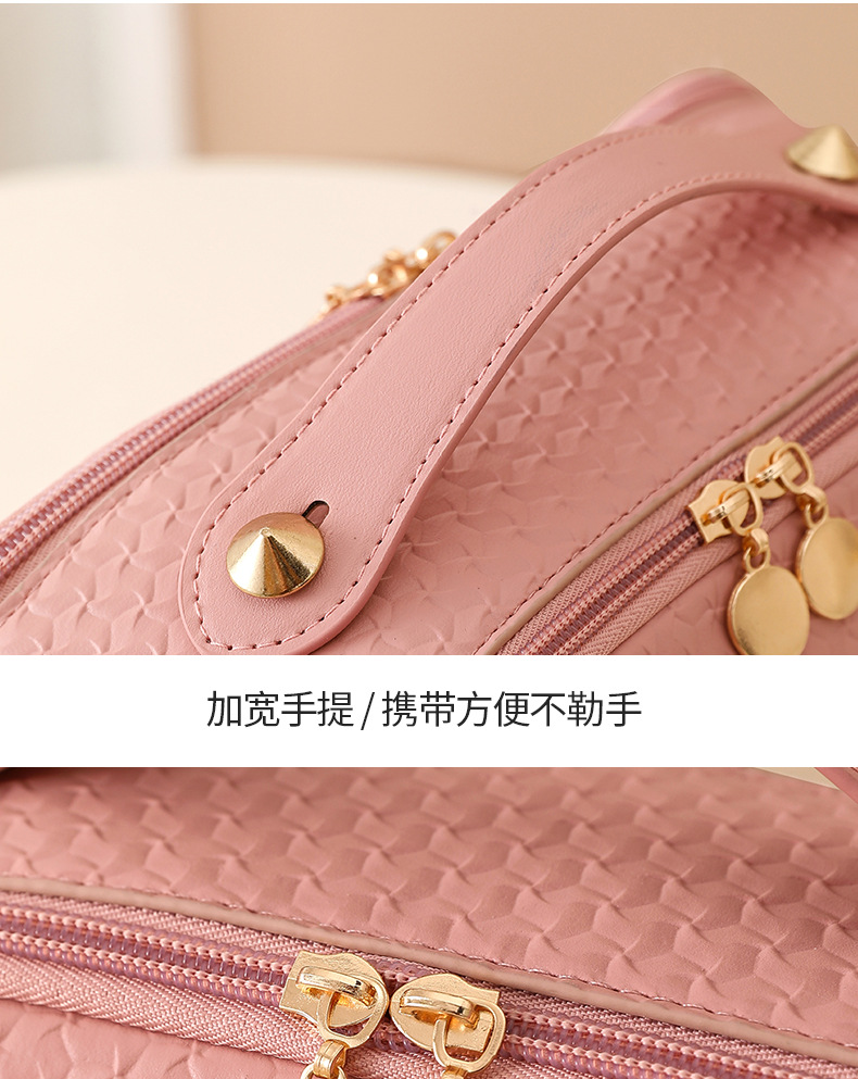 亚马逊新款化妆包旅行包大容量高颜值便携洗漱袋高级手提收纳包详情20