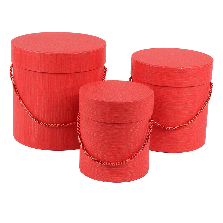 Factory direct sales of flower, hug bucket set, festival candy box, wedding souvenir gift box, hand-held round gift box set pic 12