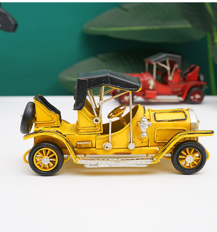 老爷汽车模型仿真欧式工艺品小饰品家庭书房美式摆设软装饰品摆件详情3