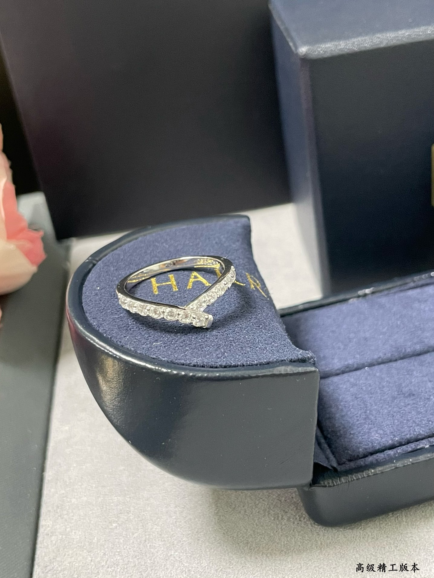 HW对戒s925银结婚仿真钻戒男女情侣仪式求婚用戒指平替戒情人节详情7