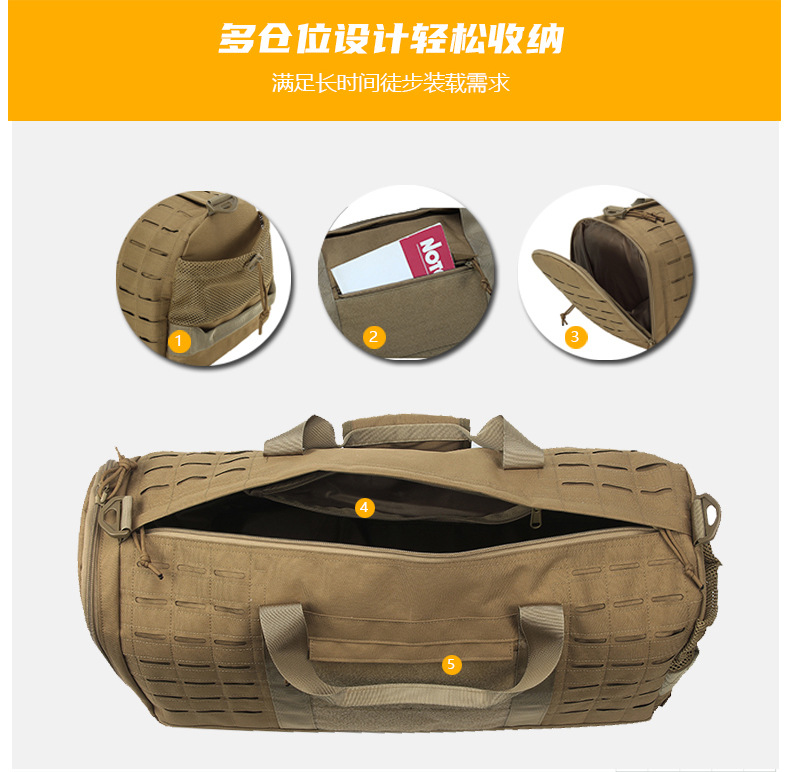 Yitu Wholesale commuter single-shoulder crossbody hand-carry travel bags for men, large-capacity outdoor storage luggage and fitness bags pic 6