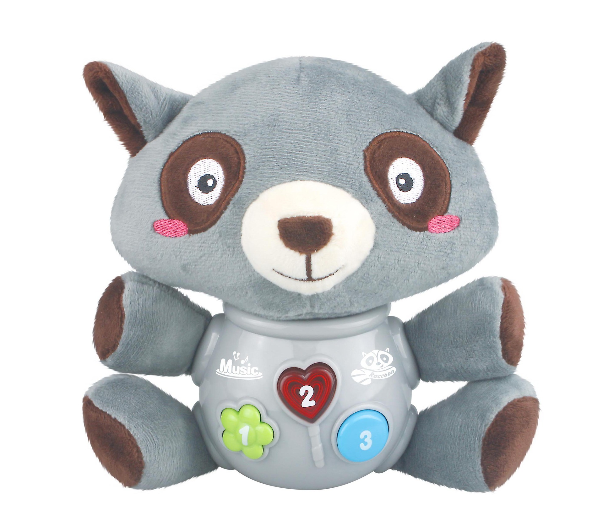 Electric audio-visual music baby comfort plush toy doll, enlightenment doll, soft and cute baby gift pic 9