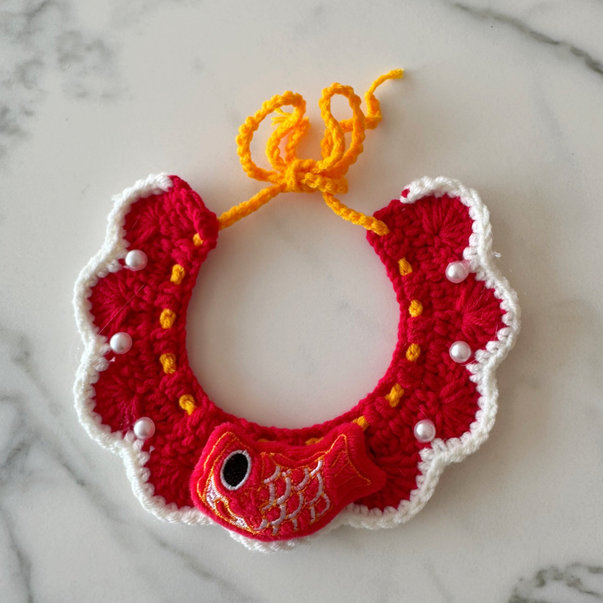 手工编织饰品围巾发带挂饰树脂奶油胶配件米珠奶油胶配饰多款混搭详情21