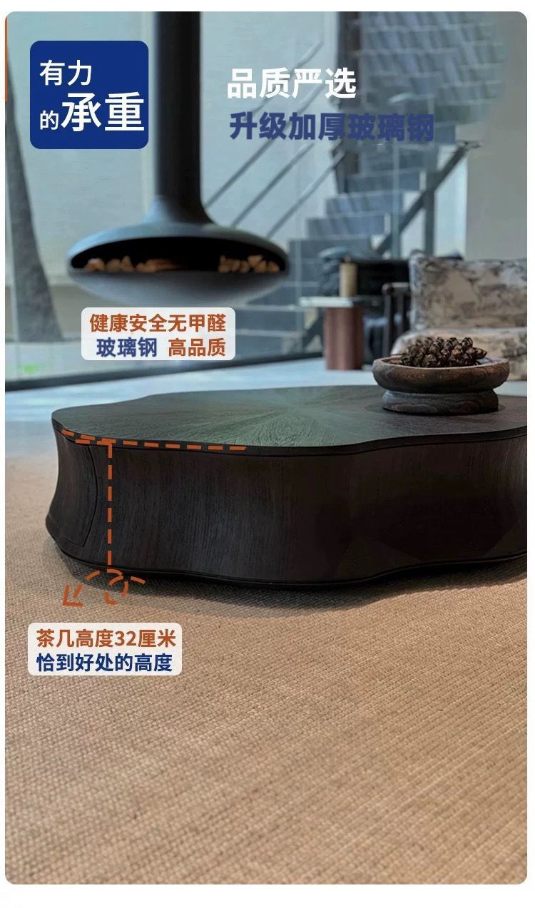 2025新款茶几家用简约现代高级茶几客厅云朵创意蝴蝶设计款高级感详情2