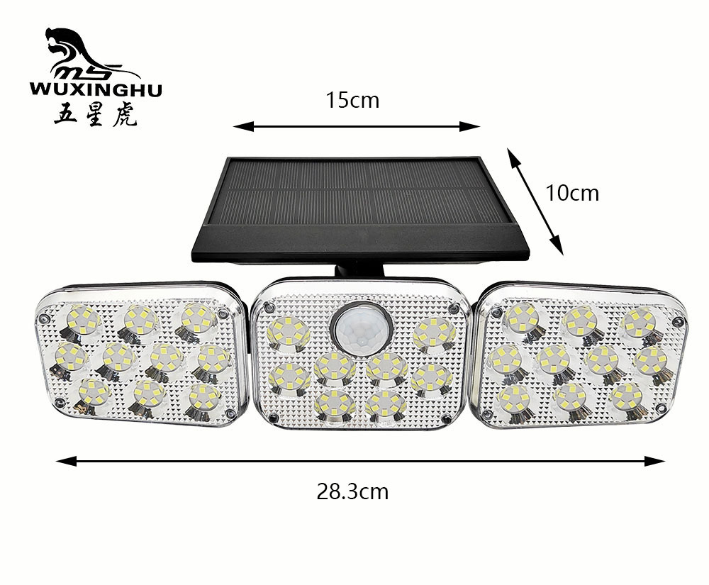 Human body sensor household lighting fixtures, LED solar street lamps, outdoor courtyard lamps, wall lamps, villa lighting fixtures pic 2