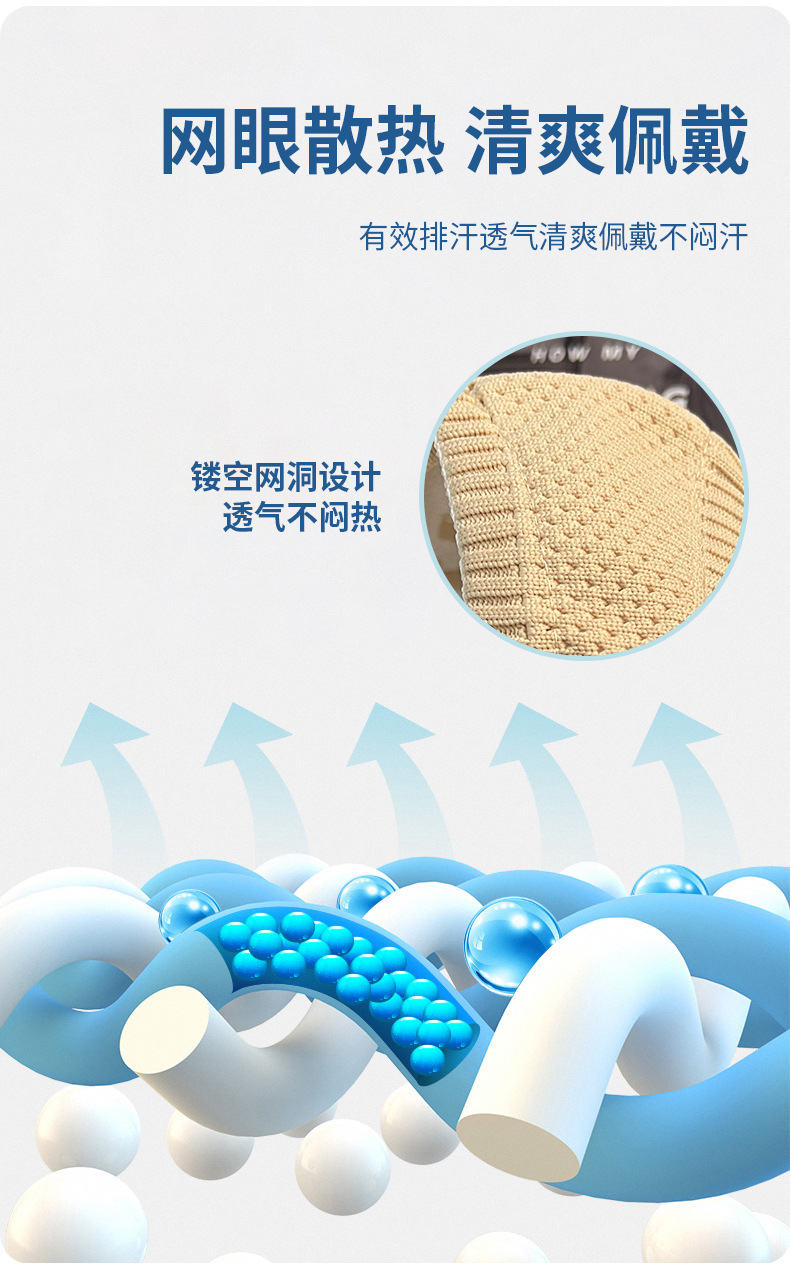 SPORT空顶帽女夏季户外百搭字母防晒帽ins防紫外线透气运动太阳帽详情6